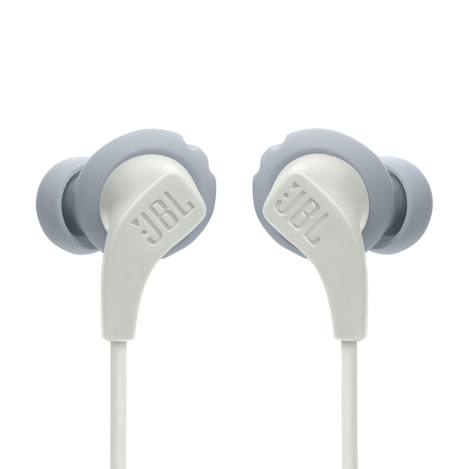 JBL Endurance Run 2 Wireless - White - Waterproof Wireless In-Ear Sport Headphones - Front image number null